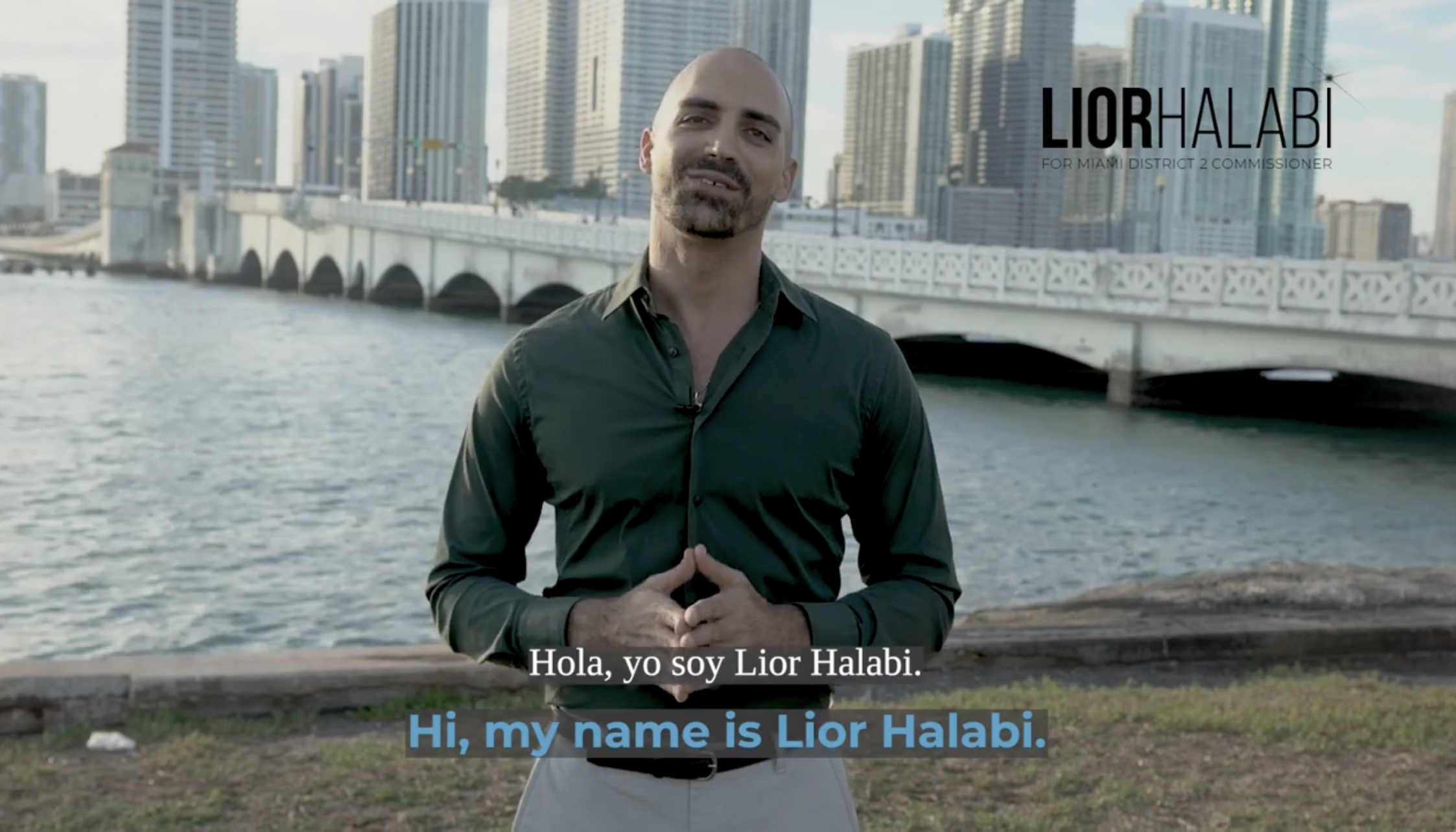 Lior Halabi Spanish speaking message supporting immigrant
